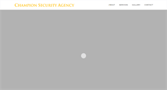 Desktop Screenshot of championsecurityagency.com